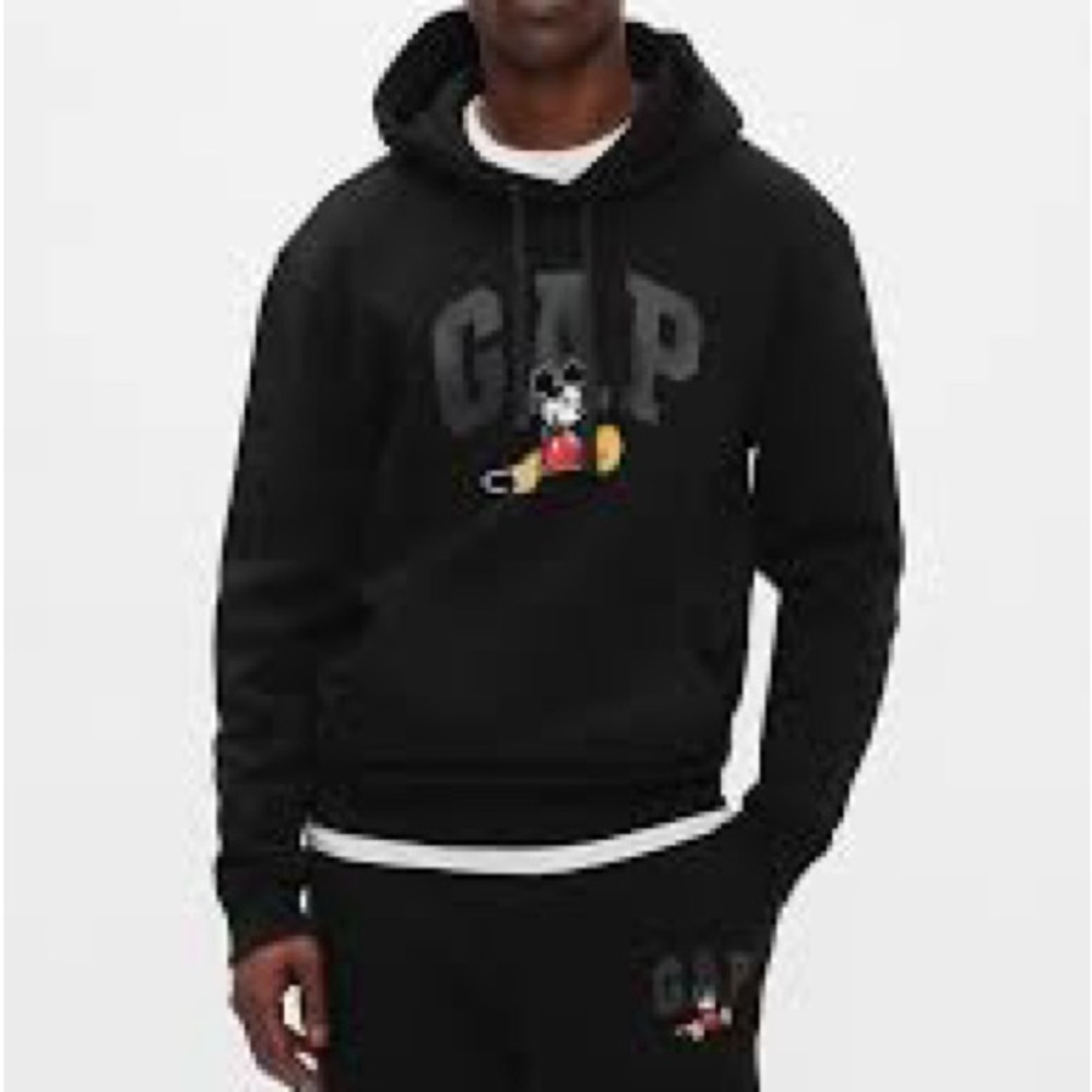 Disney Black Hoodie with Mickey Mouse